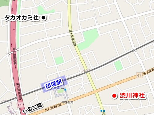 渋川神社(愛知県尾張旭市)アクセスマップ