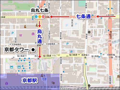 清水寺から京都駅への徒歩でのアクセス03