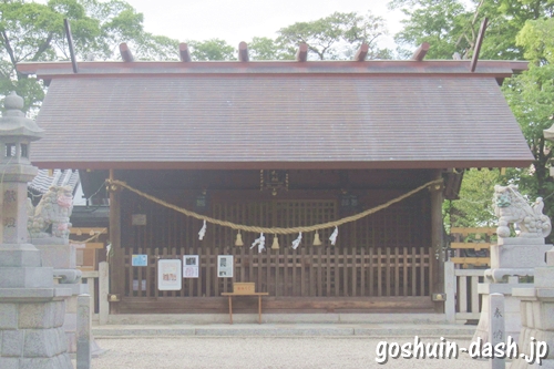 小垣江神明神社(愛知県刈谷市)拝殿