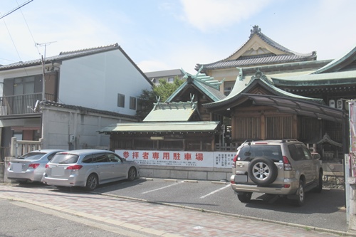 素盞男神社(名古屋市中村区)参拝者専用駐車場01