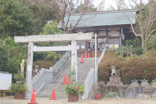 山神神社(愛知県東郷町)鳥居と拝殿