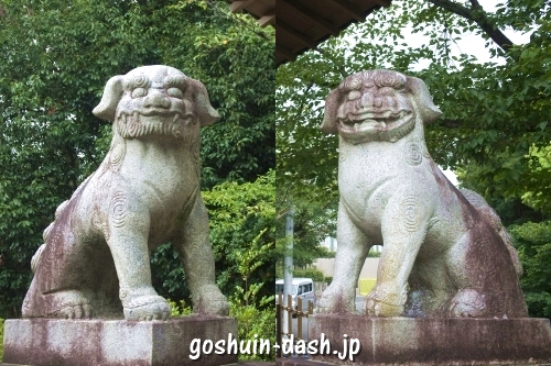 八事御嶽神社(名古屋市天白区)狛犬