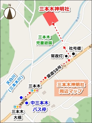 三本木神明社(愛知県日進市)アクセスマップ02