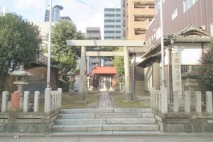 須佐之男神社(中村区名駅南)境内全景
