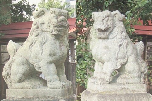 須佐之男神社(中村区名駅南)狛犬