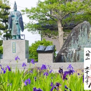 無量壽寺(愛知県知立市)在原業平像・かきつばた・御朱印01