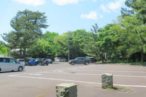 氣比神宮(福井県敦賀市)東駐車場の大型車専用スペース01