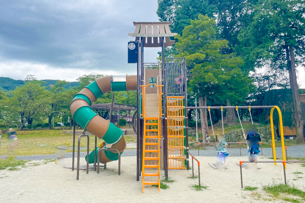 高島公園(長野県諏訪市)複合遊具01